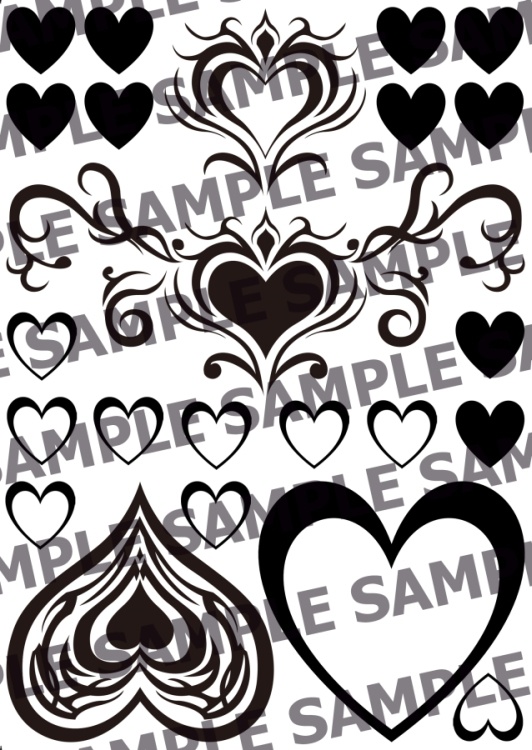 【2017.8.31販売終了】淫紋タトゥーシール「monophobia」