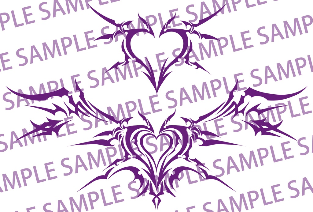 【2017.8.31販売終了】淫紋タトゥーシール「dilemma」