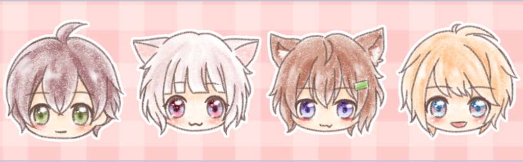 マスキングテープ(ピンク/手書き)