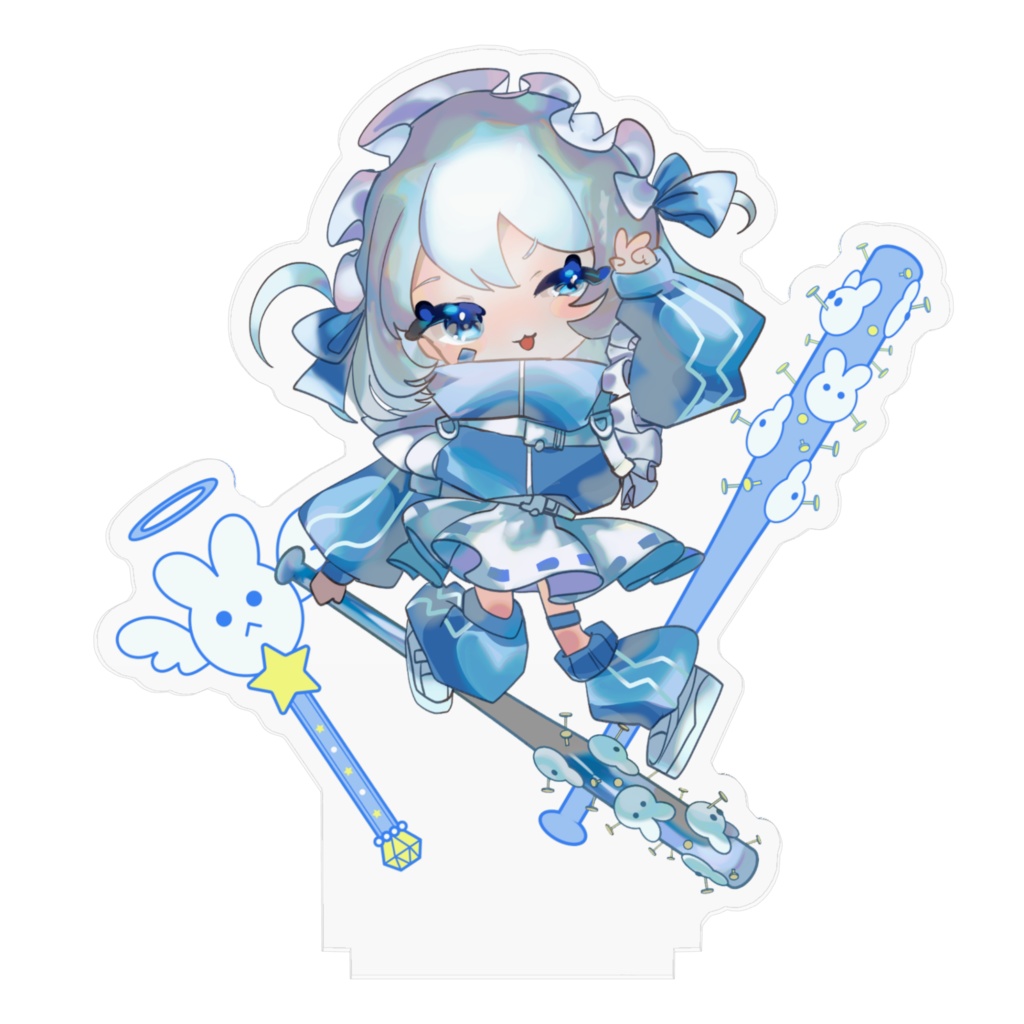 デフォルメ魔法少女アクリルスタンド