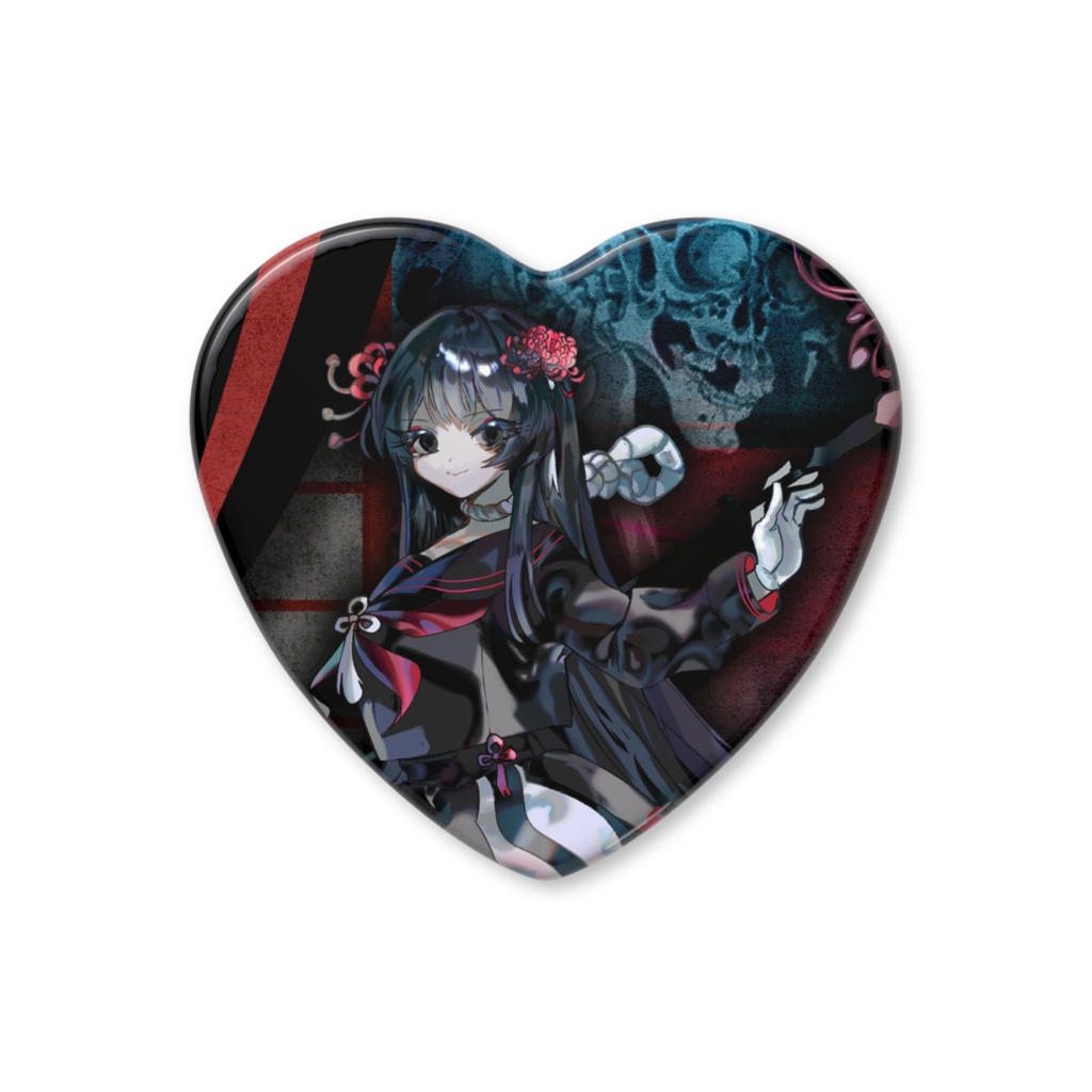 弔いの魔法少女缶バッチ2種