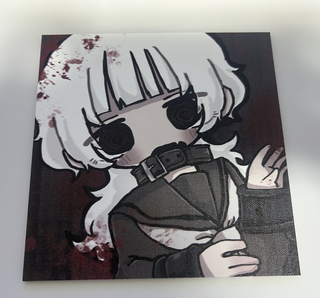 キャンバスパネル(白髪の女の子)