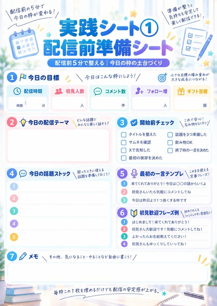 【C〜A帯向け】IRIAMランクアップ実践パック