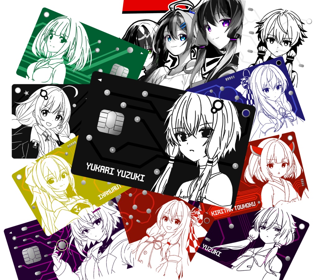 クレジットカード風基板+Life will change