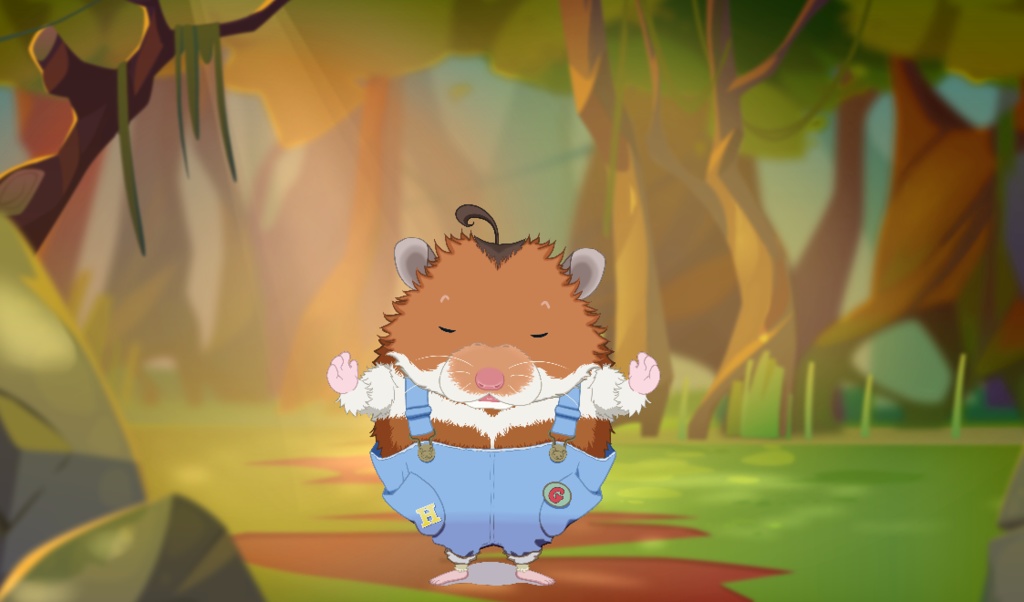 Animazeで動くアニマル『GoldenHamster』