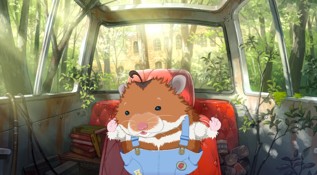 Animazeで動くアニマル『GoldenHamster』