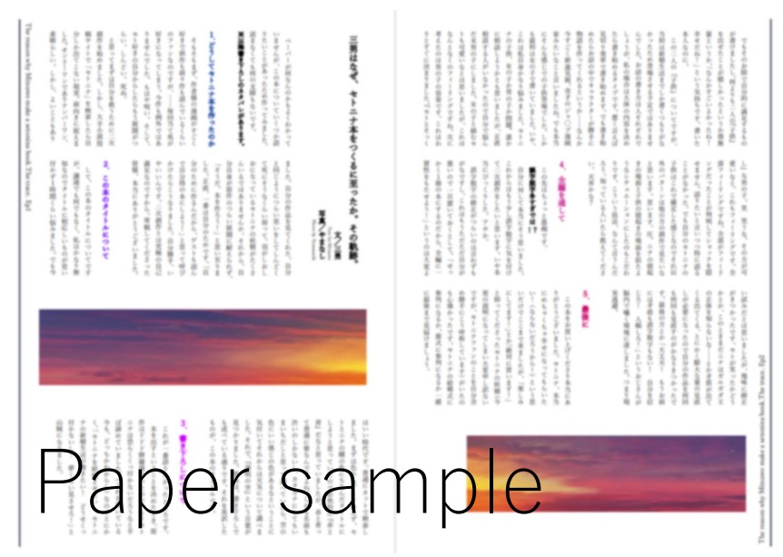 【完売】セトニナ本『twilight sky』