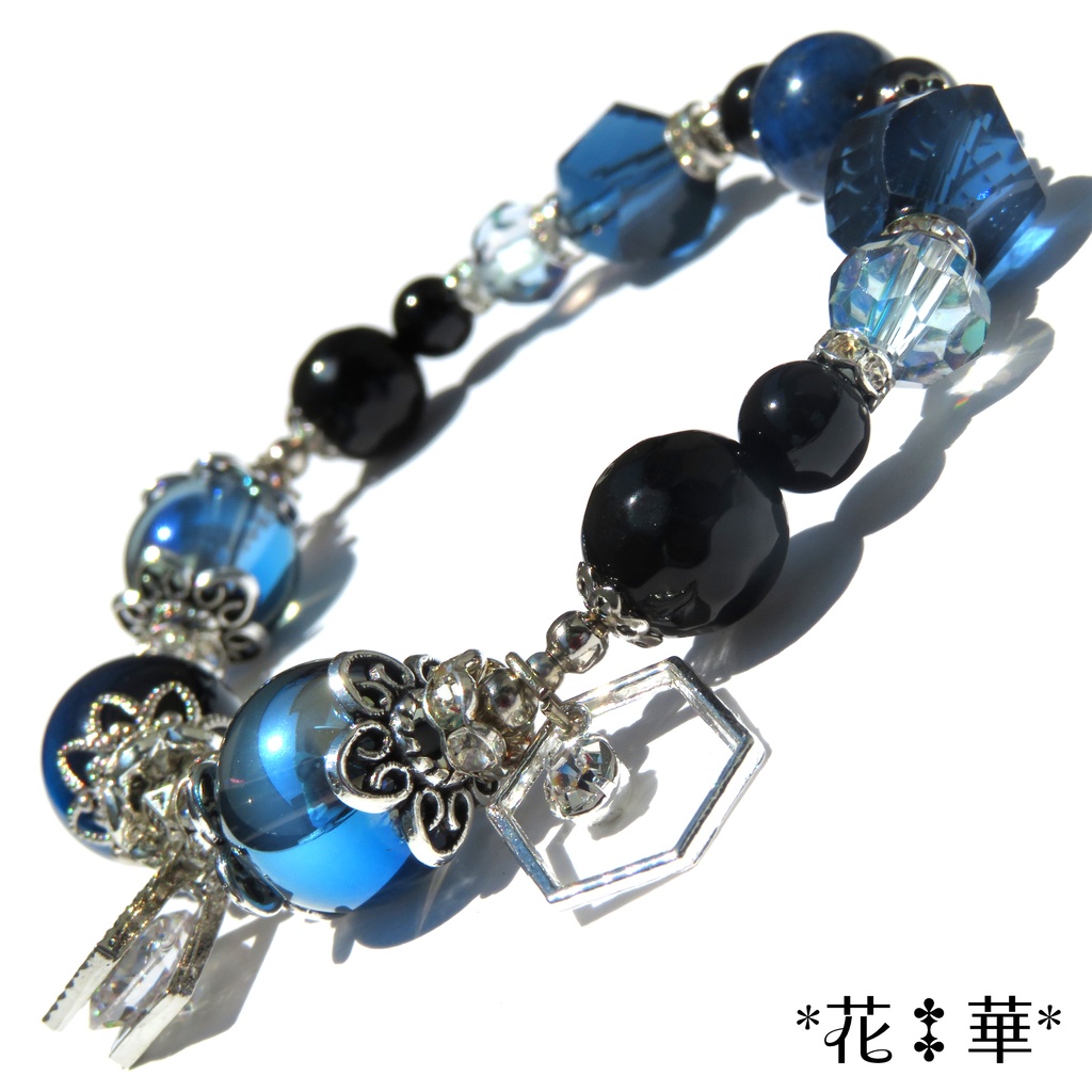 伊之助イメージカラー天然石ブレスレット/No.2173