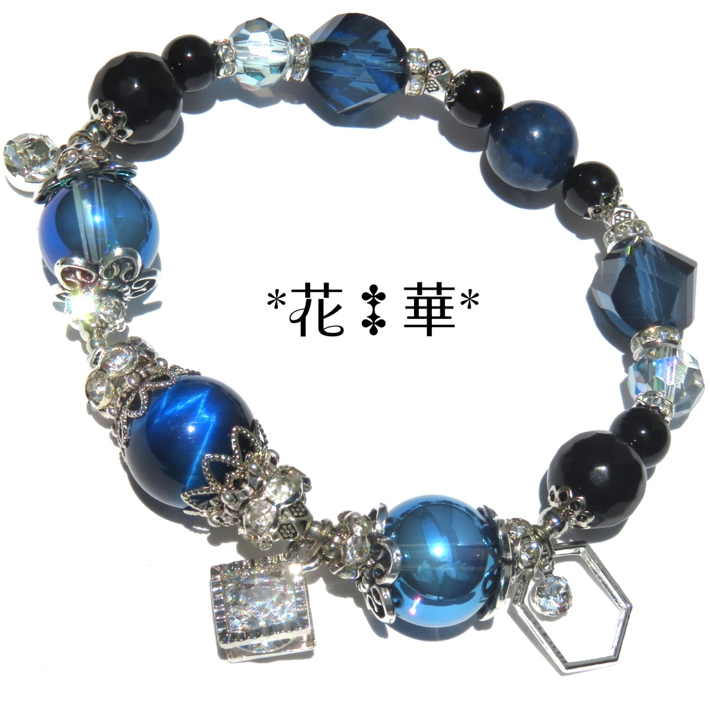 伊之助イメージカラー天然石ブレスレット/No.2173