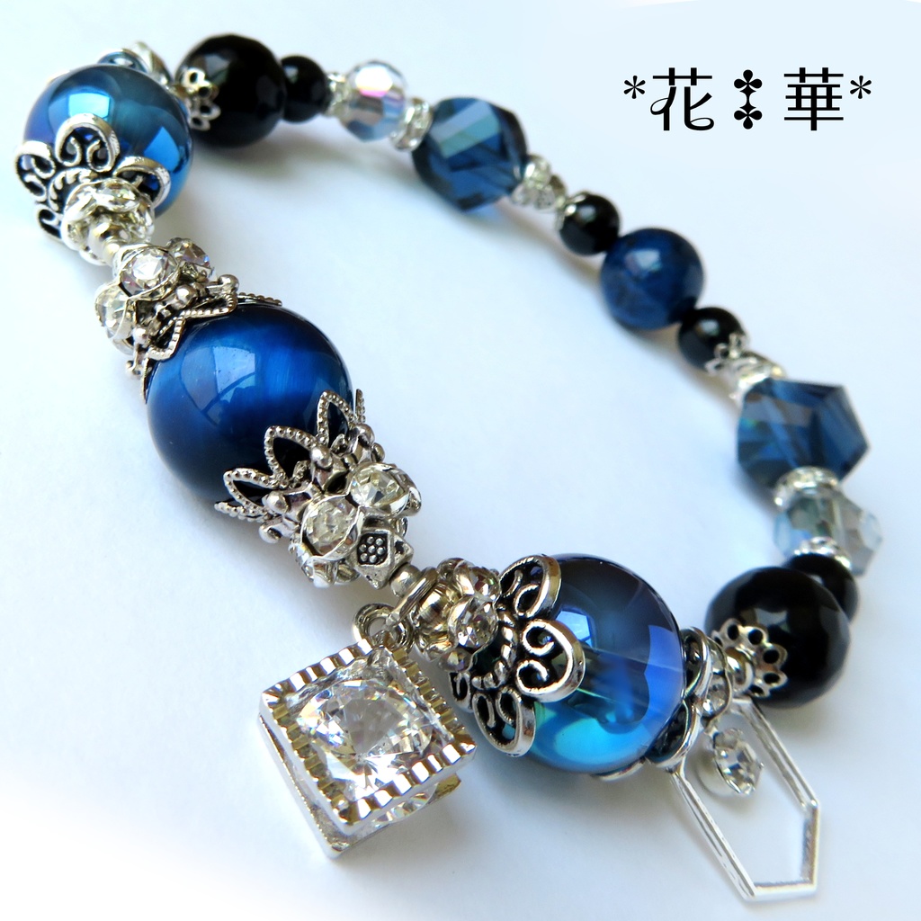 伊之助イメージカラー天然石ブレスレット/No.2173