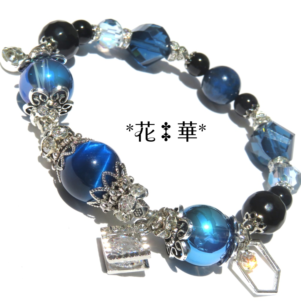 伊之助イメージカラー天然石ブレスレット/No.2173