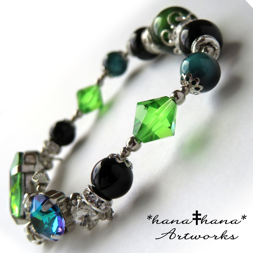 マレウスイメージカラー天然石ブレスレット/No.3010