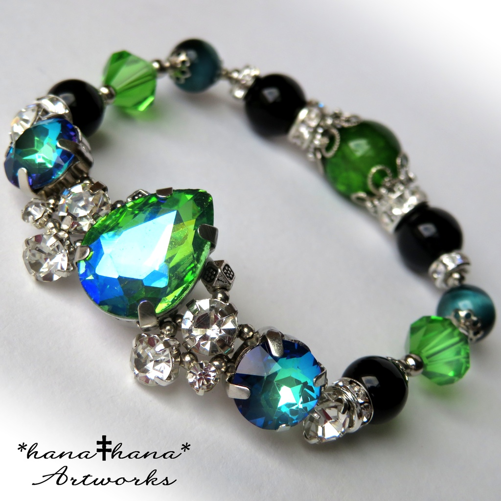 マレウスイメージカラー天然石ブレスレット/No.3010