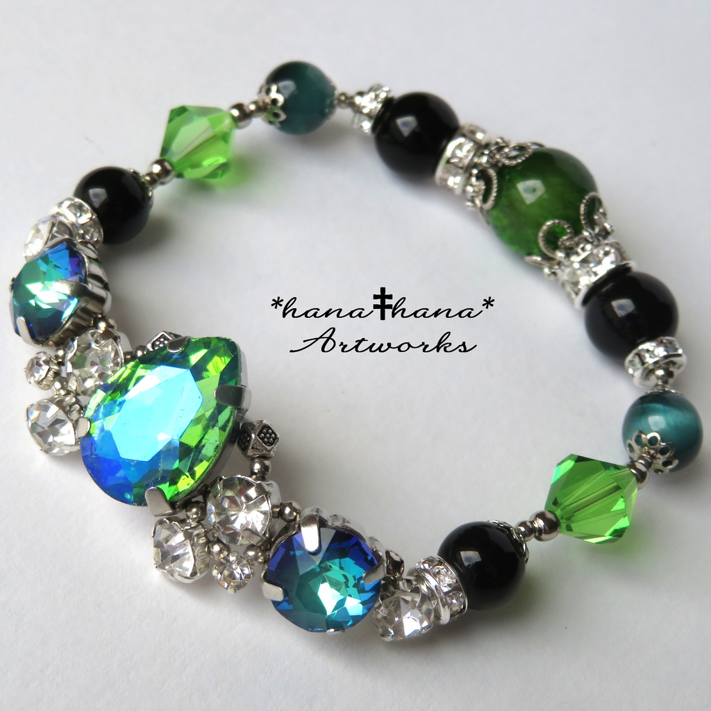 マレウスイメージカラー天然石ブレスレット/No.3010