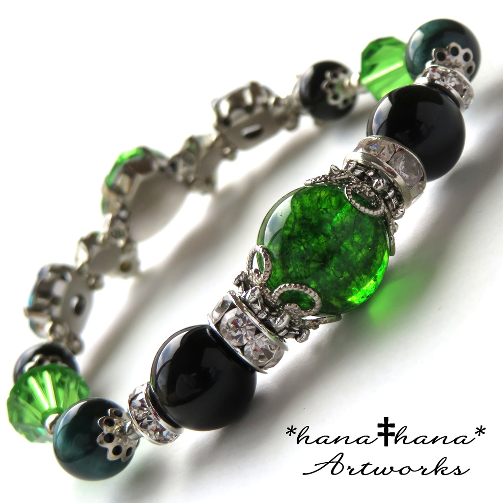 マレウスイメージカラー天然石ブレスレット/No.3010