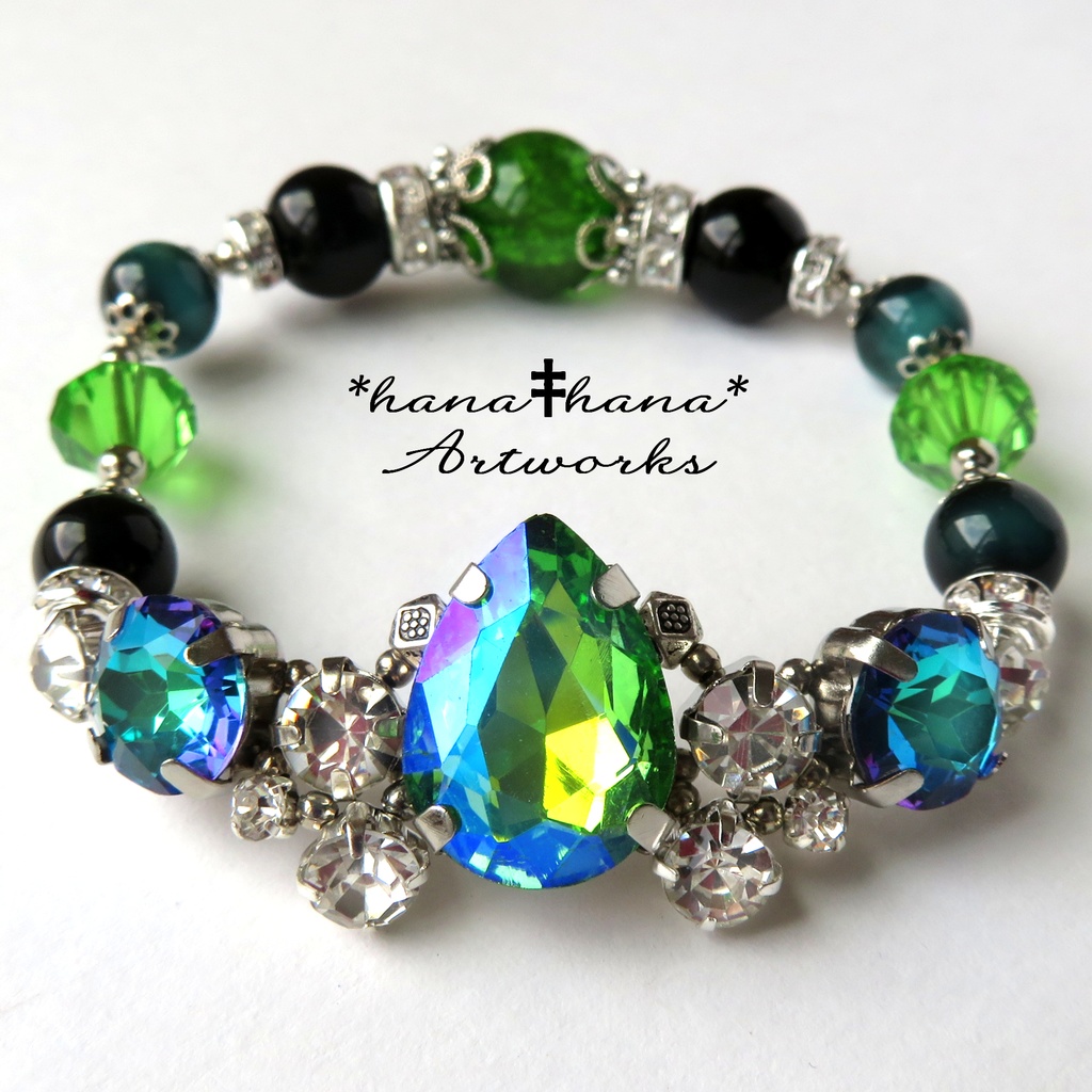 マレウスイメージカラー天然石ブレスレット/No.3010