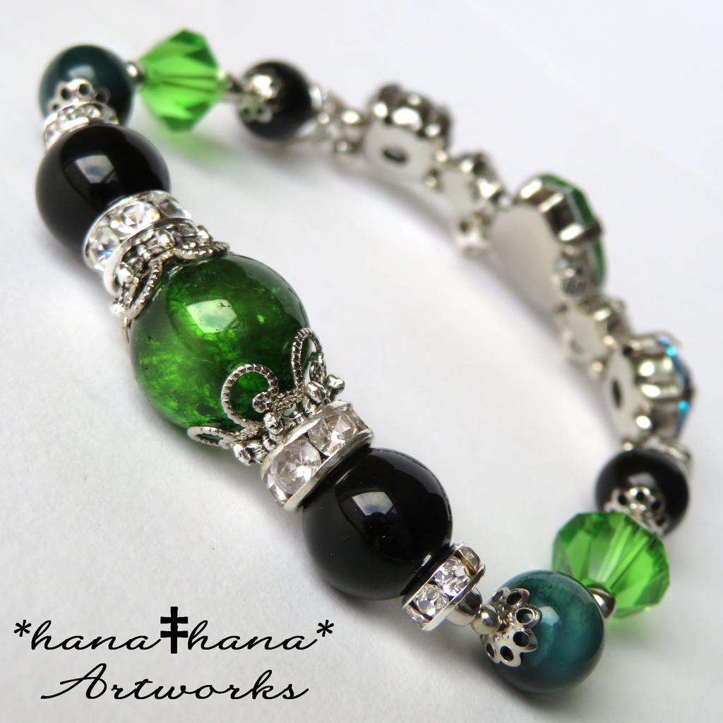 マレウスイメージカラー天然石ブレスレット/No.3010