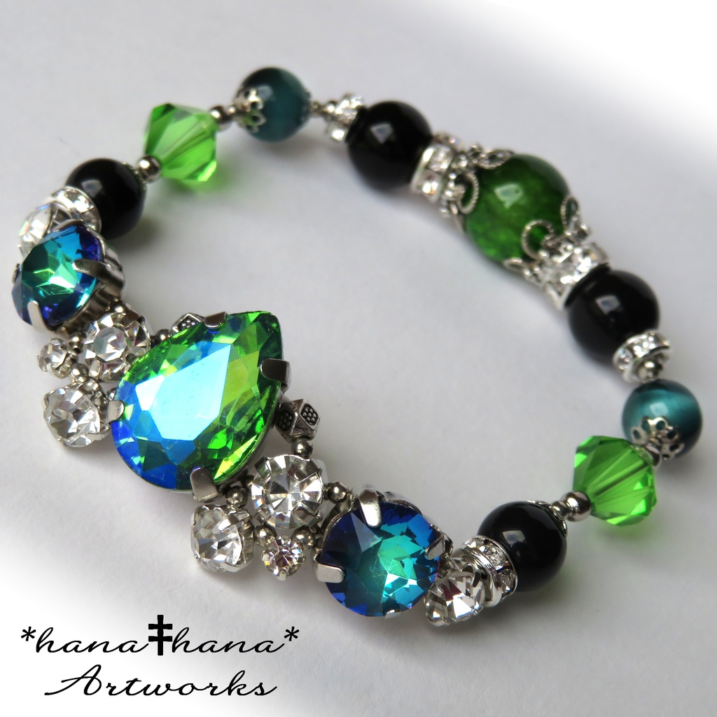 マレウスイメージカラー天然石ブレスレット/No.3010