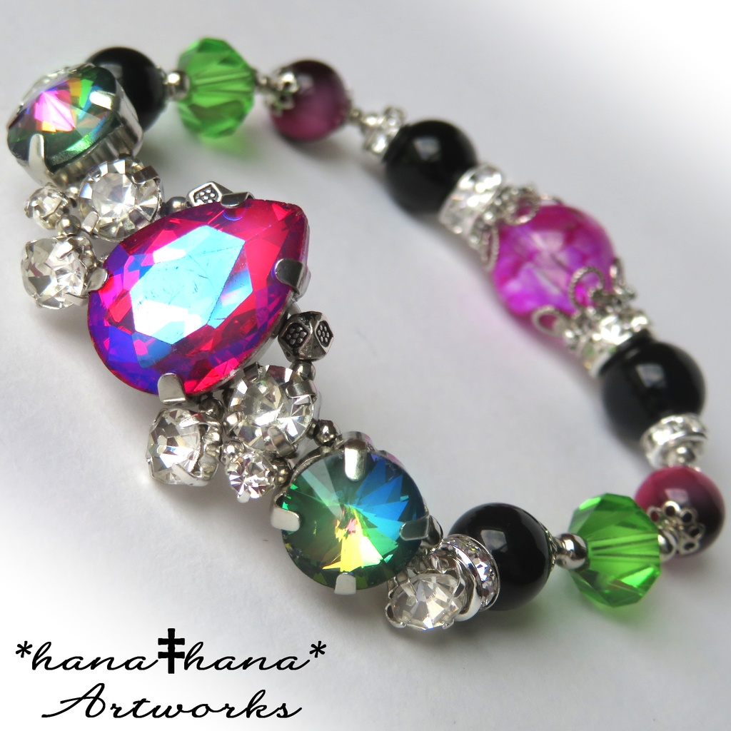 リリアイメージカラー天然石ブレスレット/No.3011