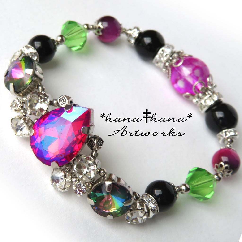 リリアイメージカラー天然石ブレスレット/No.3011