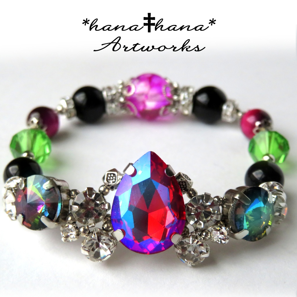 リリアイメージカラー天然石ブレスレット/No.3011