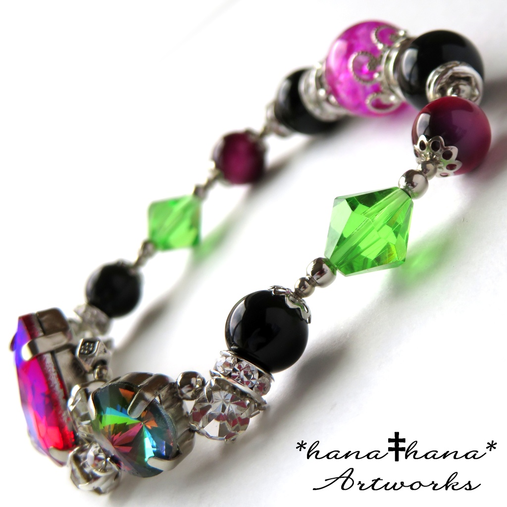 リリアイメージカラー天然石ブレスレット/No.3011