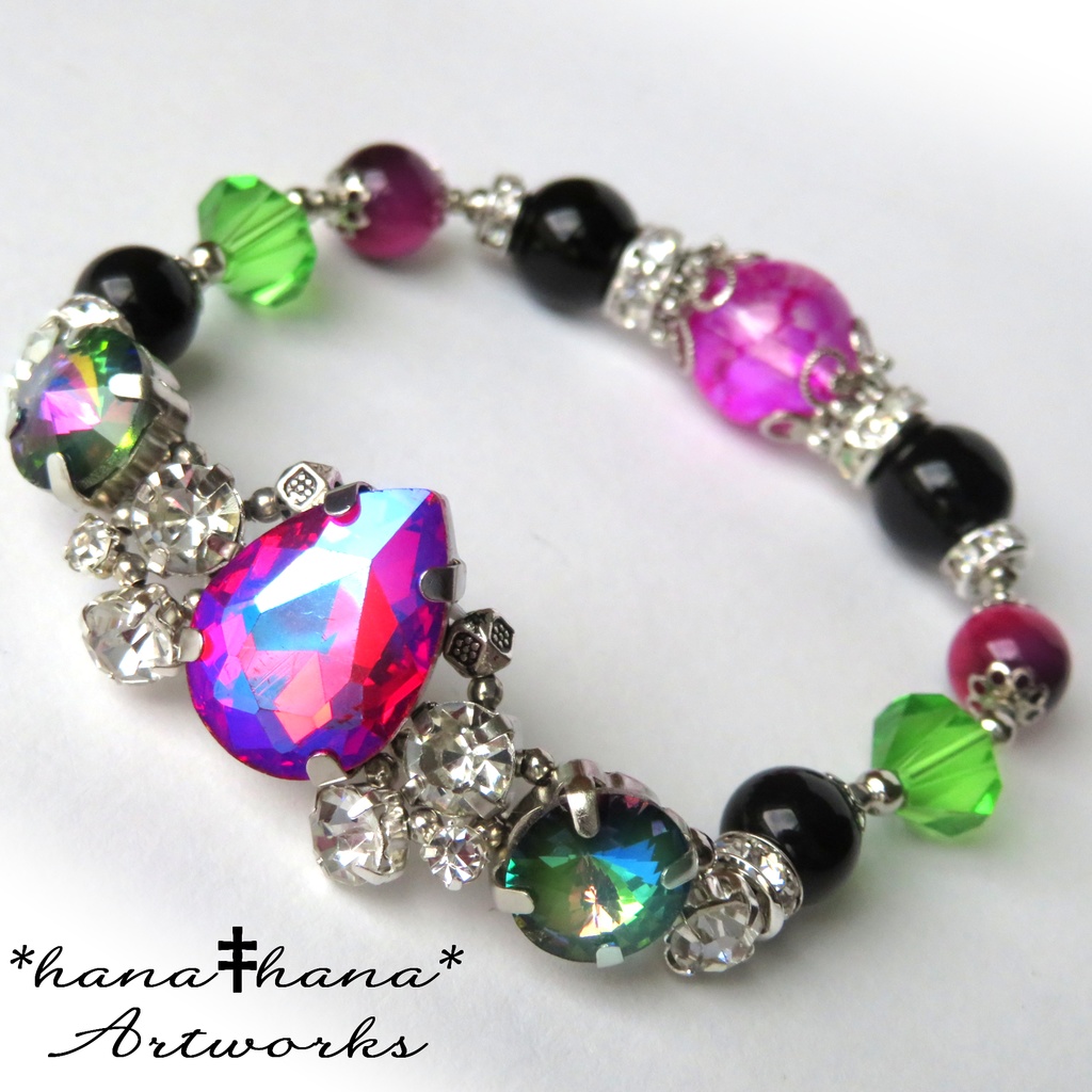 リリアイメージカラー天然石ブレスレット/No.3011