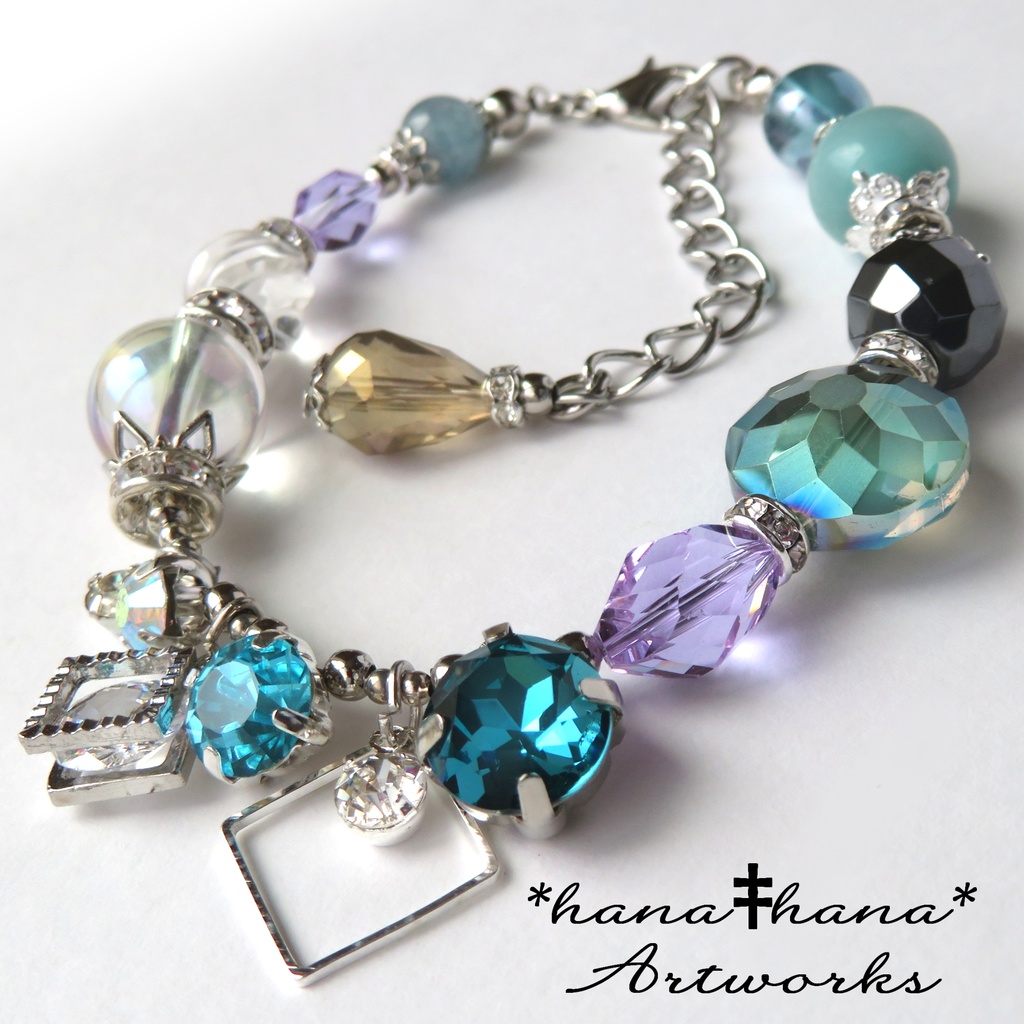 ジェイドイメージカラー天然石ブレスレット/No.3023