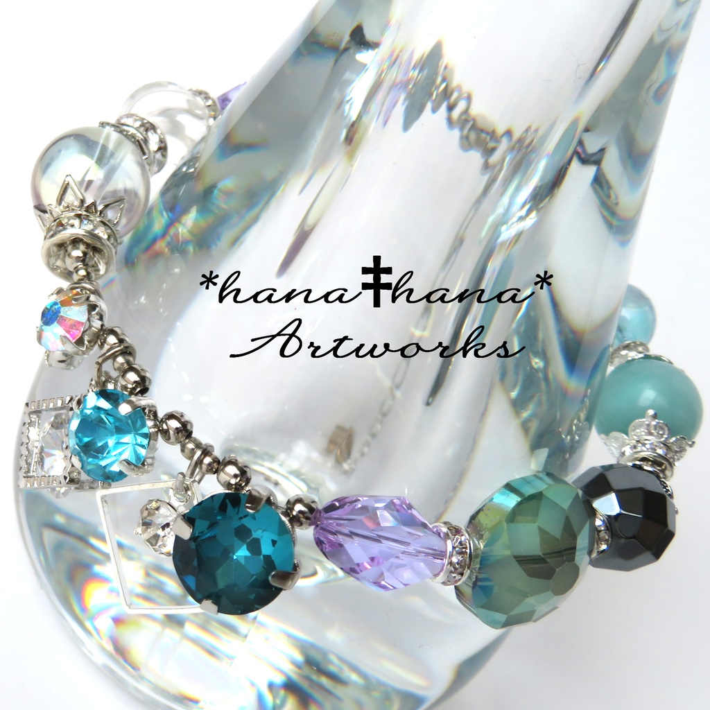 ジェイドイメージカラー天然石ブレスレット/No.3023