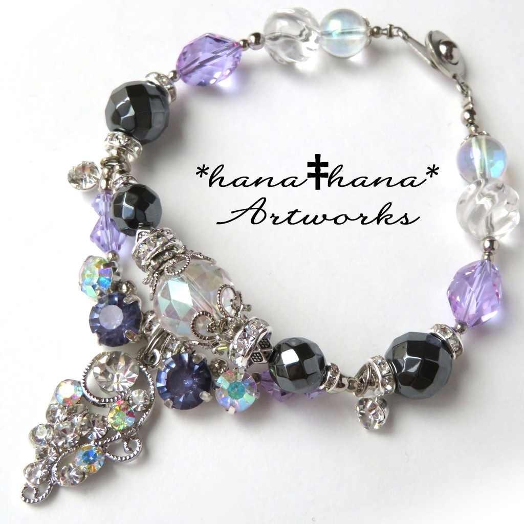 アズールイメージカラー天然石ブレスレット/No.3021