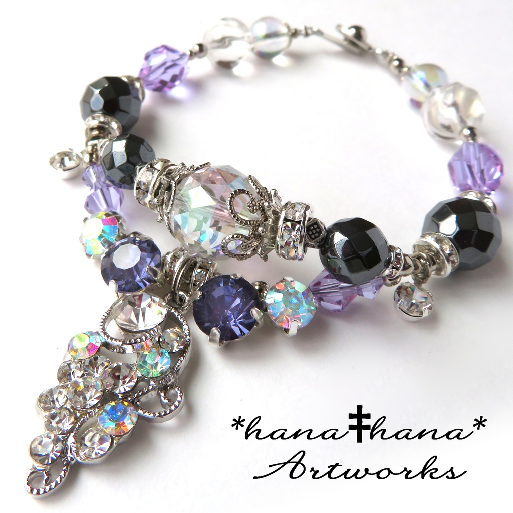 アズールイメージカラー天然石ブレスレット/No.3021