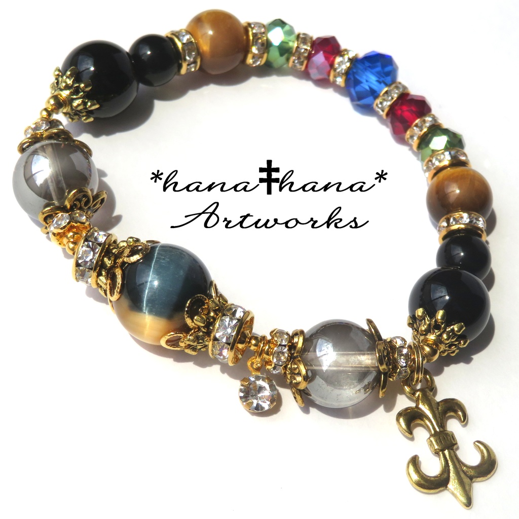 レオナイメージカラー天然石ブレスレット/No.3024