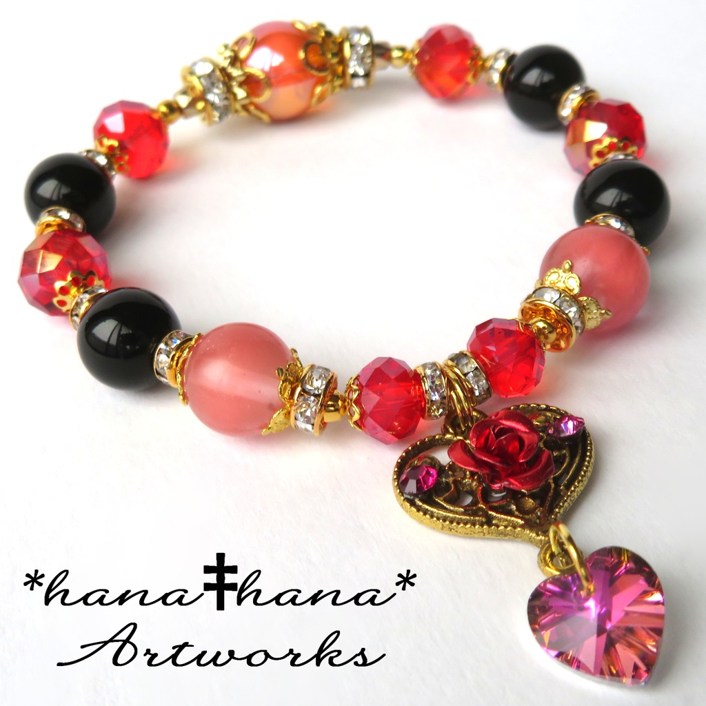 エースイメージカラー天然石ブレスレット/No.3028