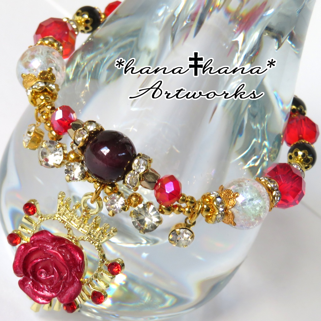 リドルイメージカラー天然石ブレスレット/No.3032