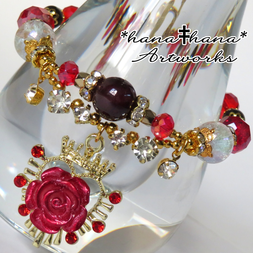 リドルイメージカラー天然石ブレスレット/No.3032