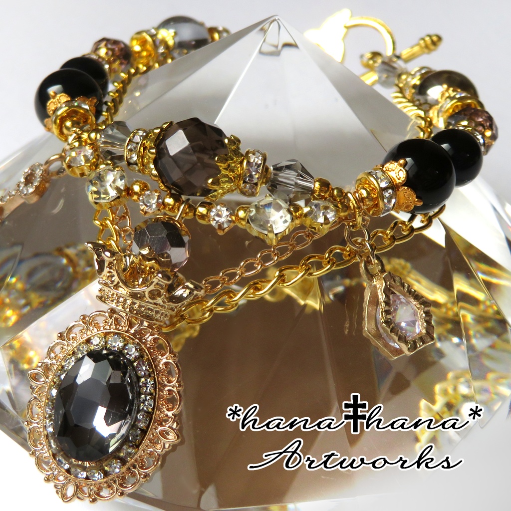 ツイステ**‡**ブレイジング・ジュエル**‡**イメージ天然石ブレスレット/No.3034