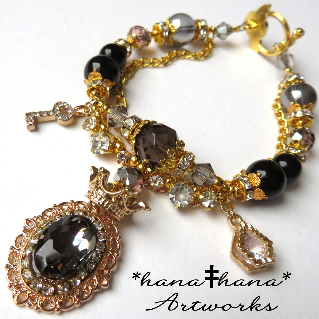 ツイステ**‡**ブレイジング・ジュエル**‡**イメージ天然石ブレスレット/No.3034