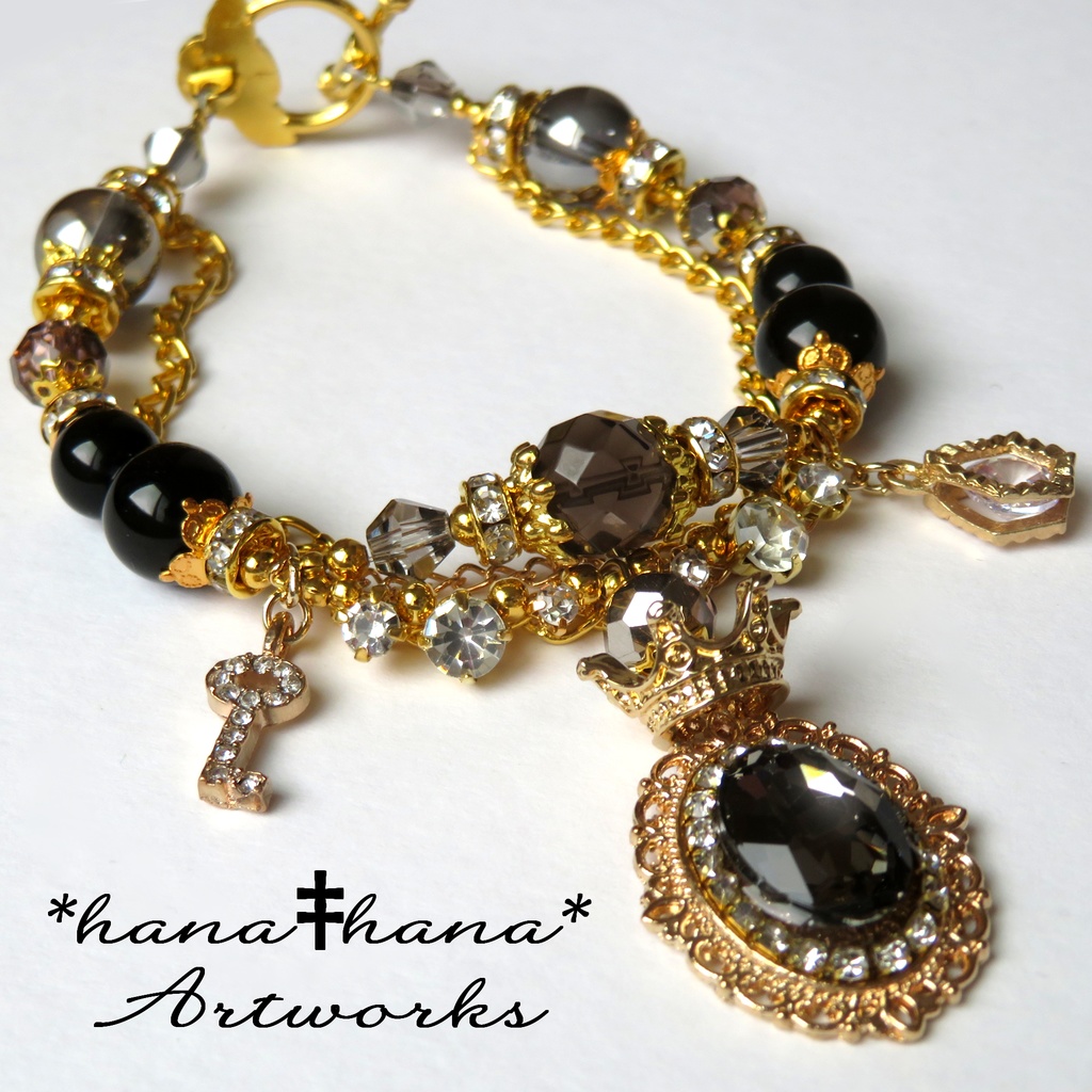 ツイステ**‡**ブレイジング・ジュエル**‡**イメージ天然石ブレスレット/No.3034