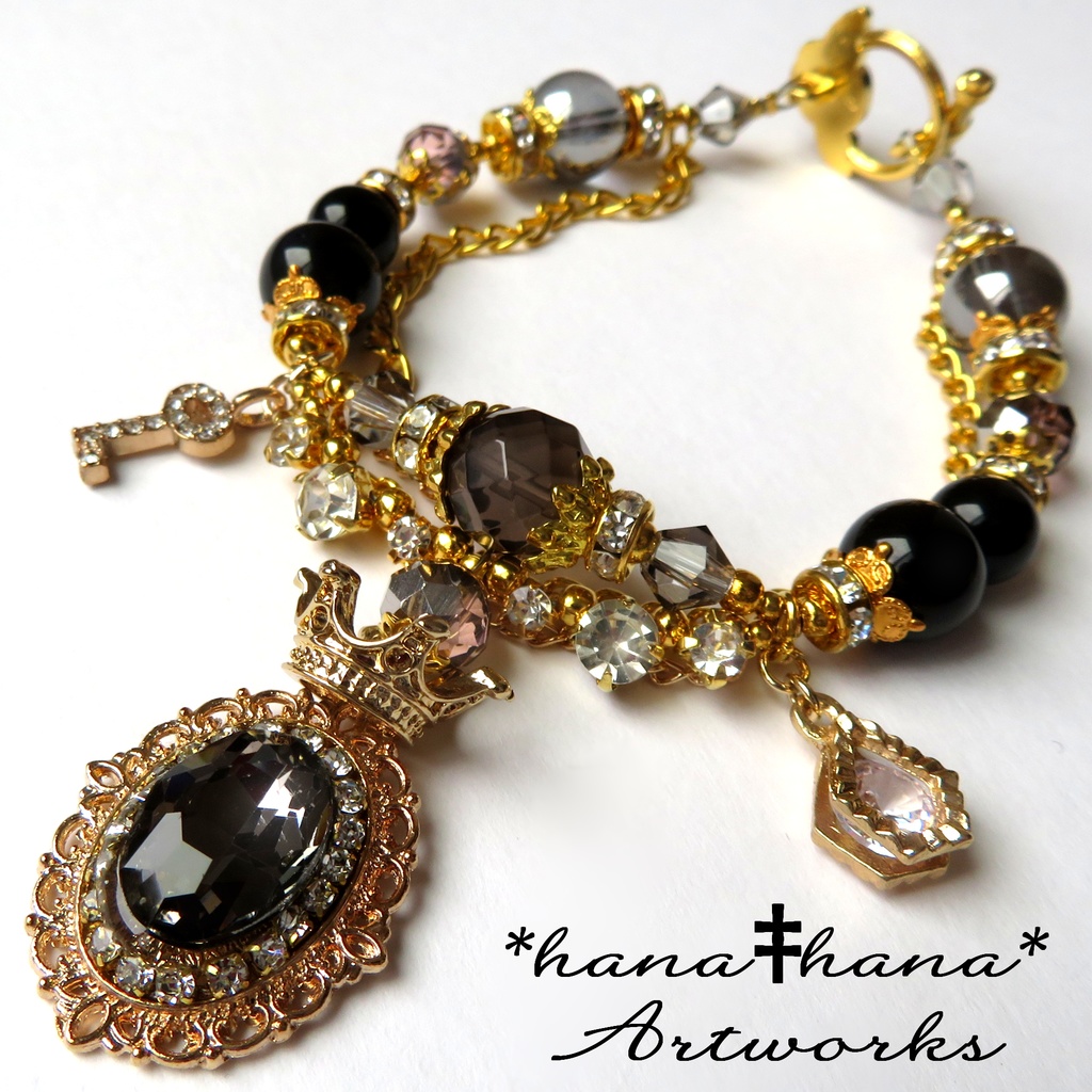 ツイステ**‡**ブレイジング・ジュエル**‡**イメージ天然石ブレスレット/No.3034