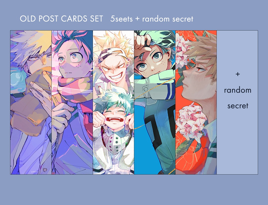 <JUNK> OLD POSTCARDs SET 5+1