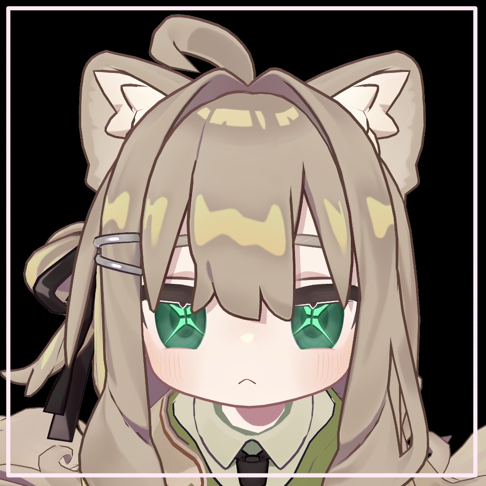 【4アバター対応】simple X eye texture