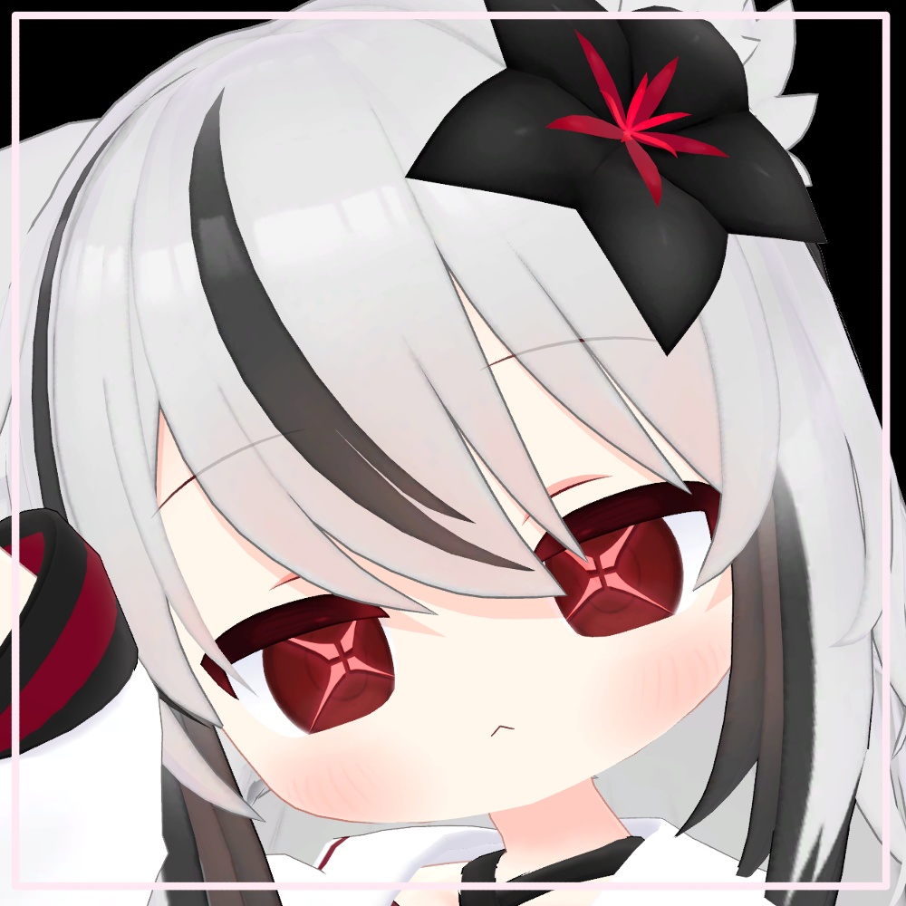 【4アバター対応】simple X eye texture