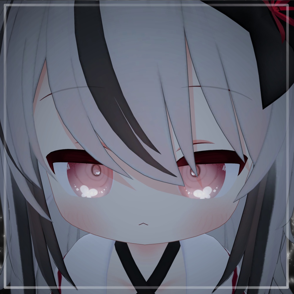 【8アバター対応】simple butterfly eye texture