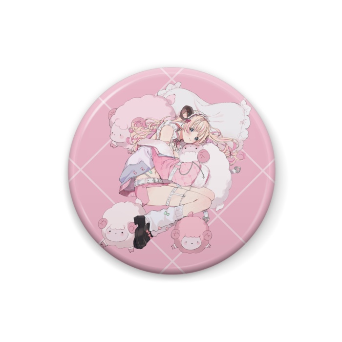 未夜メイミ 活動1周年記念缶バッジ