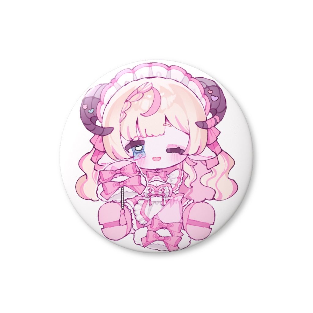 未夜メイミ　誕生日記念缶バッジ🐑