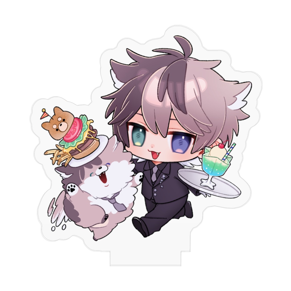 夜幵と運び犬(アクリルスタンド)