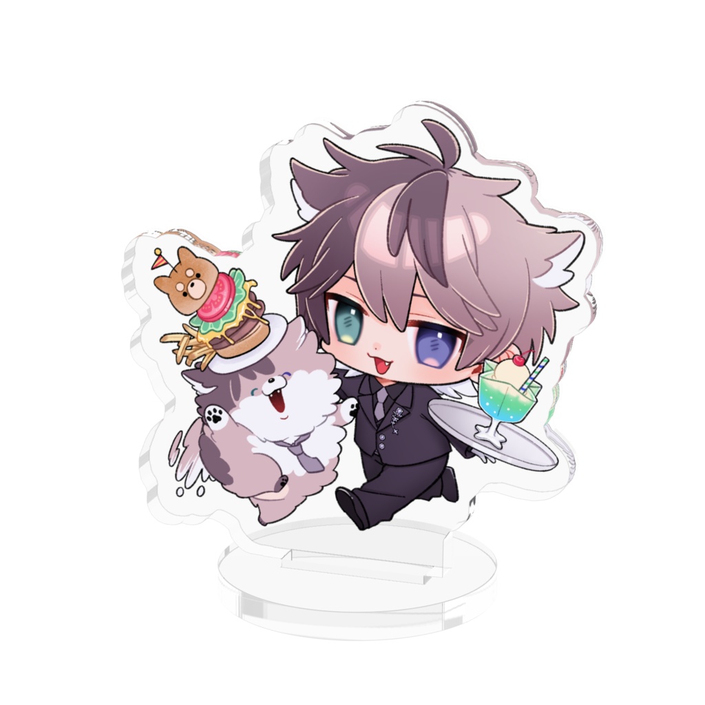 夜幵と運び犬(アクリルスタンド)