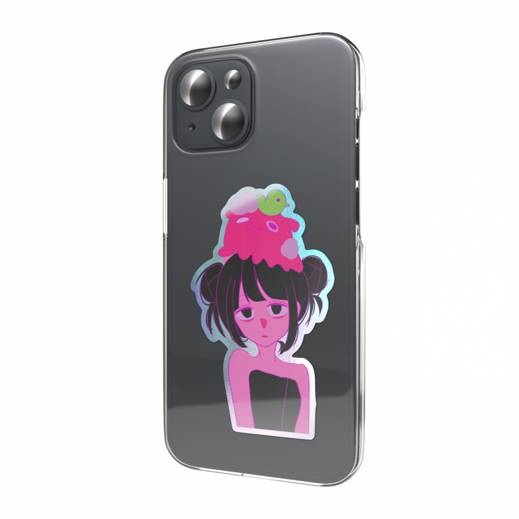 めんだるオーロラステッカー いっしょにおふろ