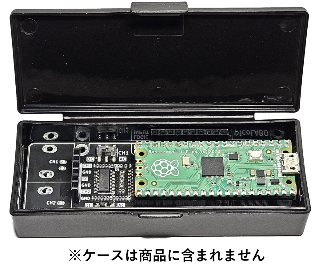 Raspberry Pi Pico用オシロスコープ基板2 PL2407AFE