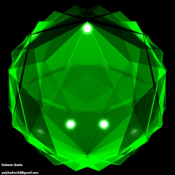 五つの結晶十二面体